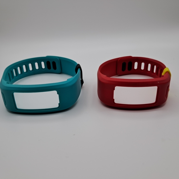 garmin Other - ​Lot of 2 Garmin Vivofit Jr / Jr 2 Replacement Bands - Red & Teal Silicone Strap